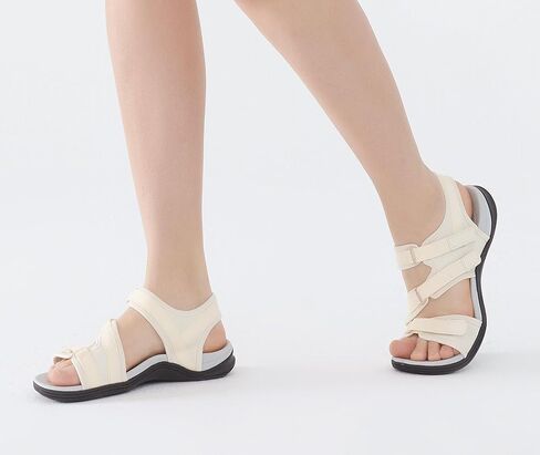 UBFEN WOMENS المشي لمسافات طويلة مريحة رياضة المشي المشي في الهواء الطلق الصنادل المياه الرياضية مع ثلاثة أحزمة قابلة للتعديل in Kuwait