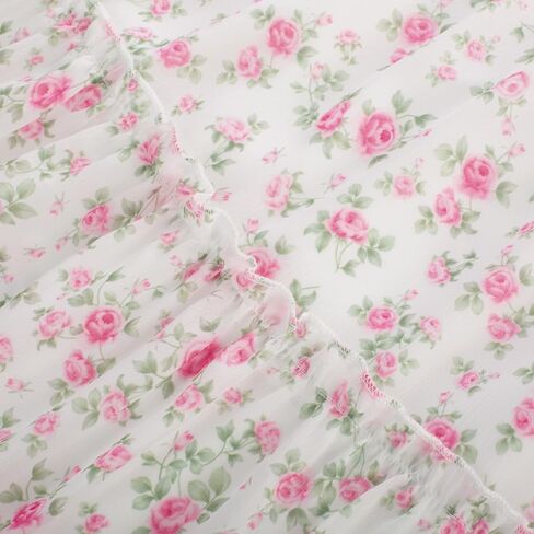 التنانير الصيفية القرمزية للنساء Maxi Long Floral Skirt Flowy Tier -Tier Tier Skirt in Kuwait