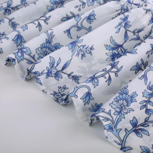 التنانير الصيفية القرمزية للنساء Maxi Long Floral Skirt Flowy Tier -Tier Tier Skirt in Saudi Arabia