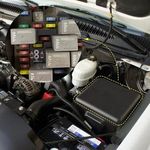 6 تعديل مرتفع ، متوافق مع 2003-2007 Chevy Silverado GMC Sierra 1500/2500/3500 وحدة الضوء ، الضوء لأضواء الضباب وعوارض منخفضة وعوارض عالية في وقت واحد in Kuwait