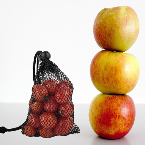 5 PCS Black Bags Mesh Storage Bag Mesh Bag Drawstring ForJewelry Gifts Small Travel Stuff Kitchen Wedding Small Travel Stuff (5, Black, 3.9 * 5.9 inches) in Saudi Arabia