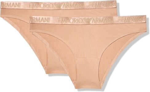 Emporio Armani Women's Iconic Microfiber 2-Pack Brief in Saudi Arabia