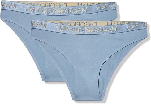 Emporio Armani Women's Iconic Microfiber 2-Pack Brief in Saudi Arabia
