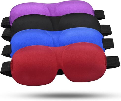Tphon Eye Sleep Mask Funny Blindfold for Women Men Kid, Upgraded 3D Contoured 100% Blackout Sleeping Mask with Adjustable Strap, Soft Night Blindfold Eye Shades for Travel Naps Shift Works Games in Saudi Arabia