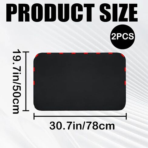 4PCS Car Side Window Sun Shades with Magnetic, 100% Blackout UV Protection Privacy Curtains, Car Window Shade Covers for Baby, Universal Auto Accessories Fits for Camping, Travel, Napping in Kuwait