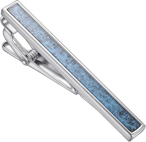 Regular Tie Clip for Men Mother of Pearl Tie Bar Clip Suitable for Party Wedding Jewelry with Box in Kuwait