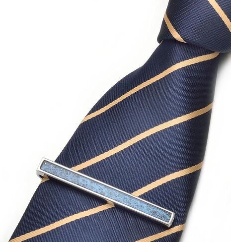 Regular Tie Clip for Men Mother of Pearl Tie Bar Clip Suitable for Party Wedding Jewelry with Box in Kuwait