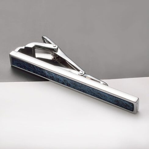 Regular Tie Clip for Men Mother of Pearl Tie Bar Clip Suitable for Party Wedding Jewelry with Box in Kuwait