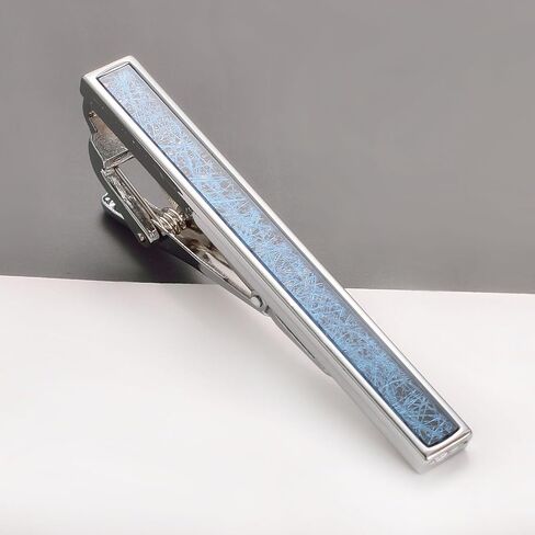 Regular Tie Clip for Men Mother of Pearl Tie Bar Clip Suitable for Party Wedding Jewelry with Box in Kuwait