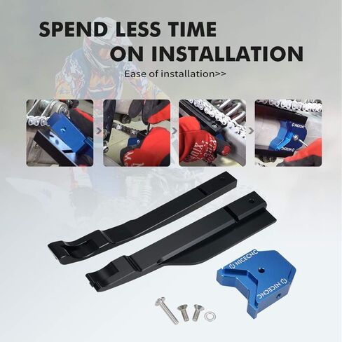 Chain Protector Slider Guide Swingarm Auminum Compatible with Yamaha Raptor 700 YFM700 2013 2015 2016 2017 2018 2019 2020-2024, Raptor 700 YFM700R 2006 2007 2008 2014, See Fitments Black in Kuwait