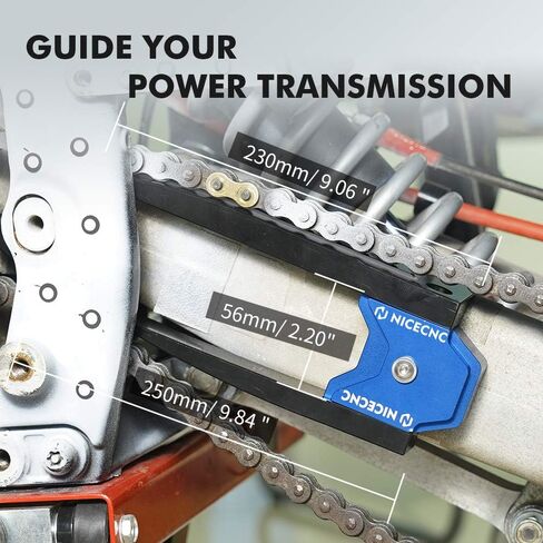 Chain Protector Slider Guide Swingarm Auminum Compatible with Yamaha Raptor 700 YFM700 2013 2015 2016 2017 2018 2019 2020-2024, Raptor 700 YFM700R 2006 2007 2008 2014, See Fitments Black in Kuwait