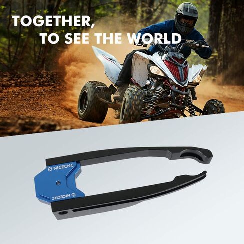 Chain Protector Slider Guide Swingarm Auminum Compatible with Yamaha Raptor 700 YFM700 2013 2015 2016 2017 2018 2019 2020-2024, Raptor 700 YFM700R 2006 2007 2008 2014, See Fitments Black in Kuwait