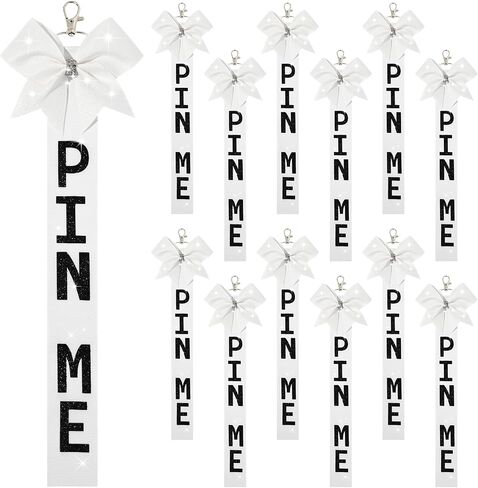 Pin Me Ribbon Cheer Bag Bow Keychain Cheerleading Pin Holder Cheer Accessories in Saudi Arabia