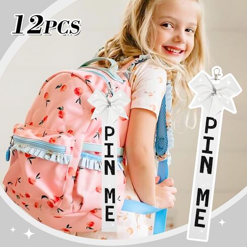 Pin Me Ribbon Cheer Bag Bow Keychain Cheerleading Pin Holder Cheer Accessories in Saudi Arabia