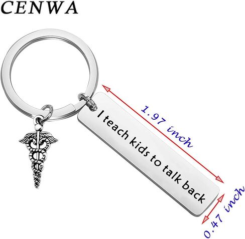 CENWA Speech Language Pathologist SLP Gift Speech Therapy Gift I Teach Kids to Talk Back Speech Teacher Speech Therapist Gift in Kuwait