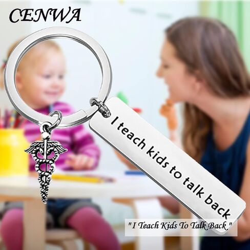 CENWA Speech Language Pathologist SLP Gift Speech Therapy Gift I Teach Kids to Talk Back Speech Teacher Speech Therapist Gift in Kuwait
