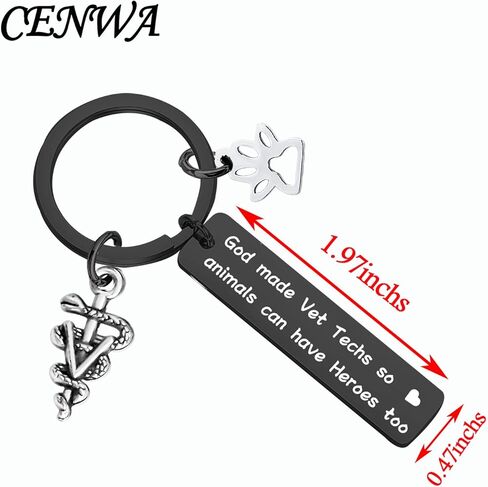 CENWA Veterinarian Gift Vet Tech Appreciation Gift God Made Vet Techs So Animals Can Have Heroes Too in Kuwait
