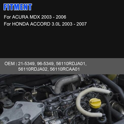 21-5349 Power Steering Pump For Honda Accord 3.0L V6 2003-2007, For Accord Acura MDX 3.5L V6 2003-2006, OE: 96-5349, 56110RDJA01, 56110RDJA02, 56110RCAA01 in Saudi Arabia