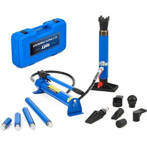 Orion Motor Tech 12 Ton Porta Power Kit, Portable Hydraulic Jack Ram Kit, Heavy Duty Auto Body Frame Repair Kit with Oil Tube & Storage Case, Porta Power Hydraulic Jack for Car Repair Truck Farm