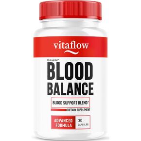 VitaFlow Capsules - Official VitaFlow Balance Supplement Support Capsule, Vitaflow All Natural Premium Advanced Formula, Vita Flow Pills Balance Support, 30 Capsules for 1 Month
