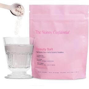 The Skinny Confidential Beauty Salt- Hydration Powder Contain Grass-Fed Colostrum, Electrolytes & Pearl Powder - Supports Immunity & Digestive Health, Glowing Skin & Radiant Hair - Gluten Free