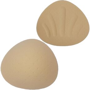 Cotton Mastectomy Breast Prosthesis Breast Forms Light Sponge Boobs with One Pretend Bra Inserts and Breast Pads