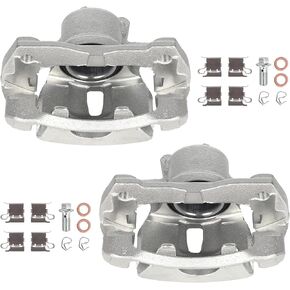 Autoround 19B3434 19B3435 Front Brake Caliper Assembly with Bracket Compatible with Toyota Corolla 2009-2019/ Matrix 2009-2014, Pontiac Vibe 09-10, Scion xD 08-14, Driver and Passenger Side