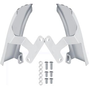 Rear Fender Gap Filler Panels Strips for ’09-2013 Harley Touring/Road King/Electra Glide/FLHT/FLHR (2009-2013-CHROME)