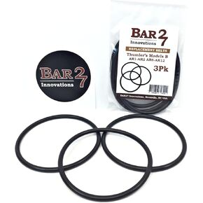 Bar27 Rock Tumbler Replacement Drive Belts 3 Pack Compatible with Thumlers A-R1, A-R2, A-R6, A-R12, B #401