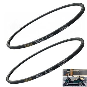 Golf Cart Starter Generator Belt for Club Car DS 1997-UP, Precedent 2004-UP Replace 101916701(2 Pack)