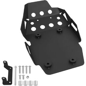 Engine Skid Plate Replacement for BMW F650GS 08-13 F700GS F800GS 08-17 F800 GS ADV All Years Motorcycle Engine Protective Skid Plate Cover (Black)