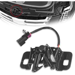 Hood Latch Assembly Compatible with Chevy Chevrolet Suburban Tahoe Yukon Cadillac Escalade 2015 2016 2017 2018 Replacement Front Hood Lock Assy 84355610