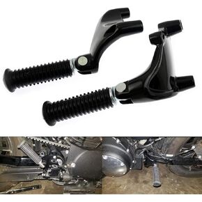 HDBUBALUS Motorcycle Rear Passenger Footpegs Foot Rests Pedal with Mount Compatible with Harley Sportster Iron XL 883 1200 Forty Eight Seventy Two 2014-2022