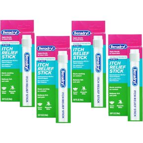 Benadryl Extra Strength Itch Relief Sticks 0.47 oz (Pack of 4)