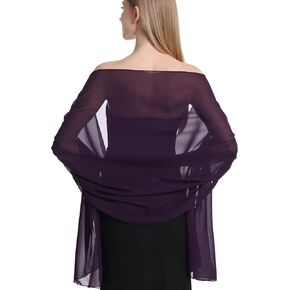 Sofier Shawls and Wraps for Women Evening Dresses Soft Sheer Chiffon Scarf Wedding Party Bridesmaid Gifts