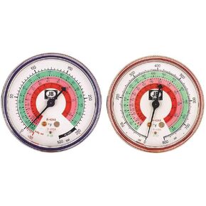 JB Industries M2-460 Standard Manifold Gauges, 2-1/2"