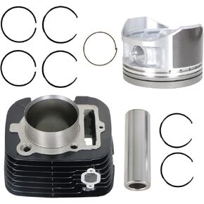Cylinder Piston Gasket Kit Replacement for Yamaha Big Bear 400 4GB-11310-00-00 5FU-11310-01-00 2000-2012