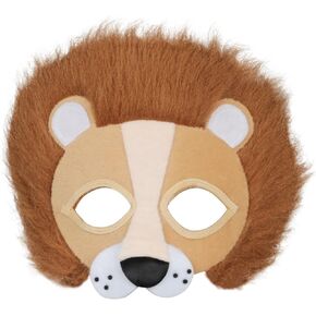 Loftus International King of The Jungle Mighty Lion Half Mask Orange One Size Novelty Item