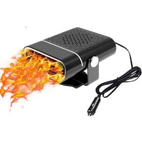 سخان السيارة المحمولة 12V 150W 360 ° دوران سريع التدفئة مروحة التبريد DEFOGGER & DEFROSTE