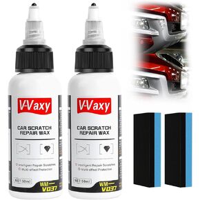 2PC V-Vaxy Car Scratch Repair Wax, V-Vaxy Paint Restorer, Ultimate Paint Restorer, Vvaxy Car Scratch Repair, Scratch Repair, Multi-effect Protection