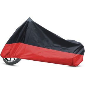 XXL 190T Covercycle Cover Black+Red Outdoor UV UV مقاوم للماء 104 بوصة استبدال قطع السيارة