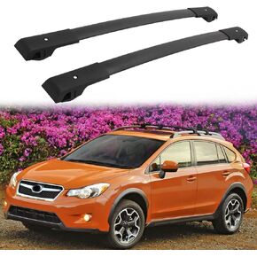قضبان صليب رف سقف هيكا تناسب سوبارو XV Crosstrek 2013-2025 Crassbars Cargar Cargo Carrier Aluminium Retop