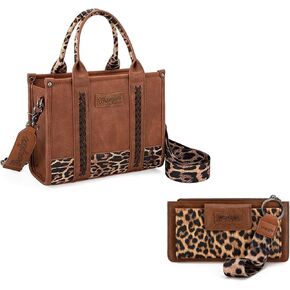 Wrangler Leopard Print Purse and Wallet
