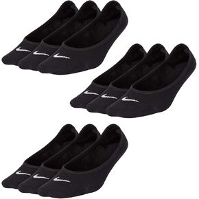 Nike 9 Pairs of Women's Everyday Lightweight Footie Socks, Ankle Socks, SX4863