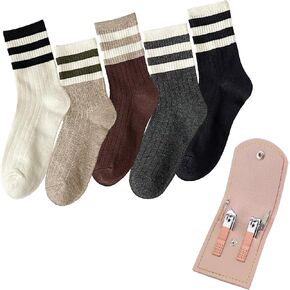 Aesthetic matching socks,Stylish Women's Casual Comfort Athletic Socks, Crew Socks for Women