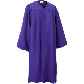 GradClassical Unisex Matte Graduation Gown Only for High School and Bachelor, Choir Robes for Church, Judge Costumes in Kuwait
