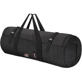 حقيبة القراصنة القراصنة على السفر 37L/63L/125L حقيبة من القماش الخشن المتضخم ، سحاب ، متين ومقاوم للماء ، مناسبة لحقائب تخزين حقيبة تخزين حقيبة تخزين خيمة كيس الرياضة (أسود ، XL ， 125L)