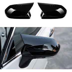 CKE Compatible with Toyota Camry 2025 2024 2023 2022 2021 2020 2019 2018 Accessories Aggressive Look Car Exterior Door Side Rearview Mirror Guard Cover Trim Caps -Carbon Fiber Style
