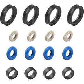 35310-2GGA0 Fuel Injector Seal Kit for 2015-2018 Sonata Sorento 2.4L Replace 353102GGA0 35310-2GGA1 (4 Sets)