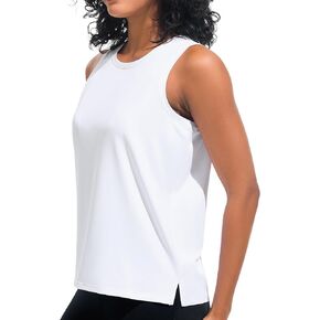 JOYSPELS Ice Silk Workout Tank Tops for Women Cool-Dry Sleeveless Loose Fit Yoga Shirts Athletic Running Gym